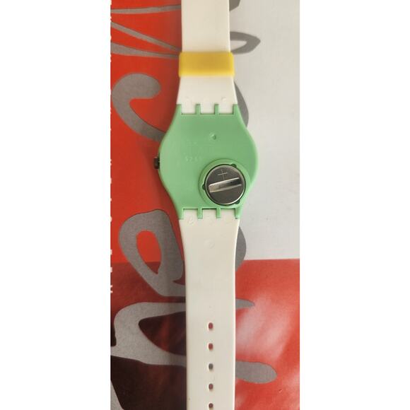 Swatch watch RAPP-ER GG134 1995 Standard Gents New old stock - Picture 9 of 10